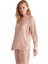 Kadın Comfort Mood Uzun Kollu Pembe Pijama Takım 2404 3
