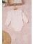 Pembe Kız Bebek Dantel Yakalı Uzun Kol Çıtçıtlı Badi 16839 4
