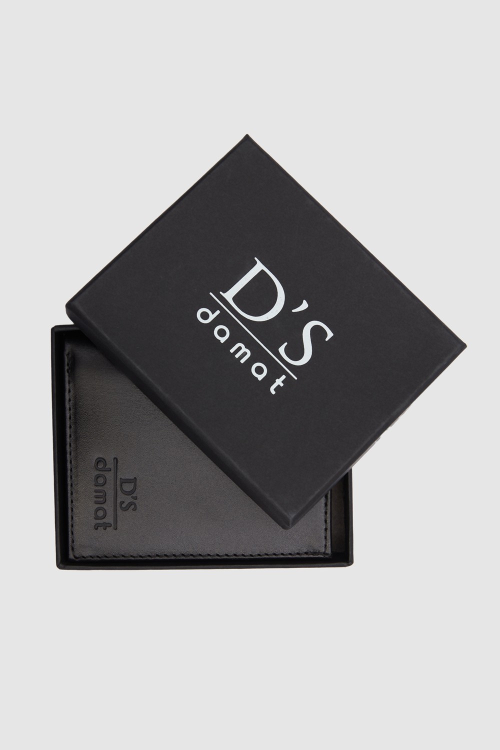 D'S Damat D'S Hakiki Deri Siyah Düz Cüzdan 2H1119ST237 Dayanıklı Klasik Tasarım Standart Boyutlu Günlük Kullanım İçin