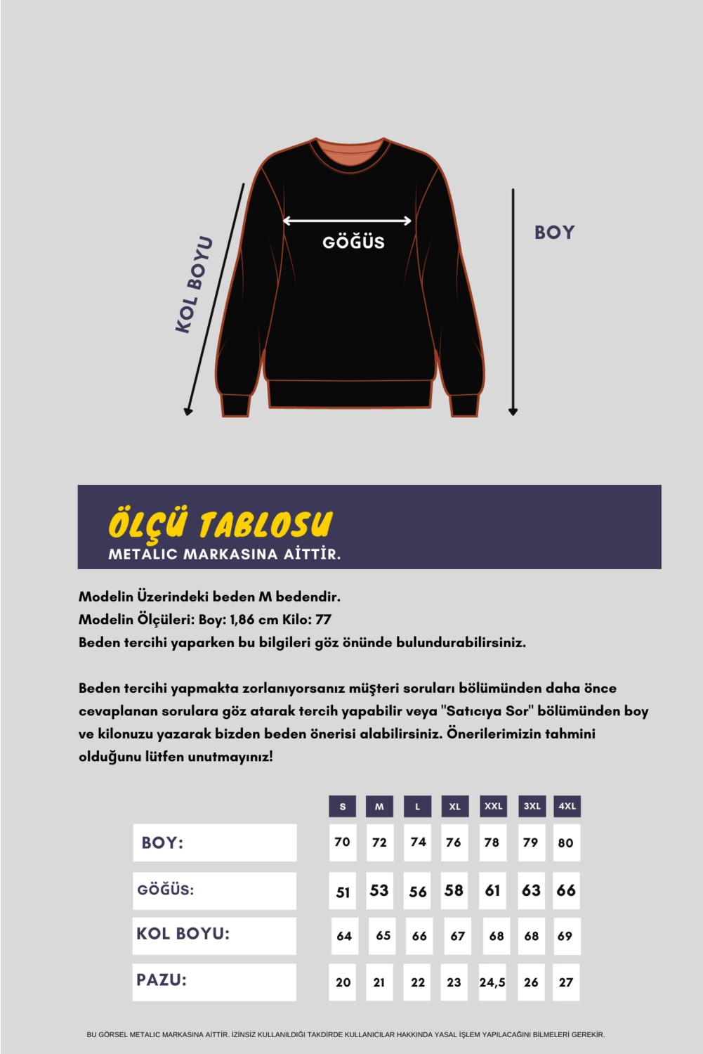 Mmetalic Erkek Siyah Çift Bisiklet Yaka Standart Rahat Kesim Sweatshirt görsel 7