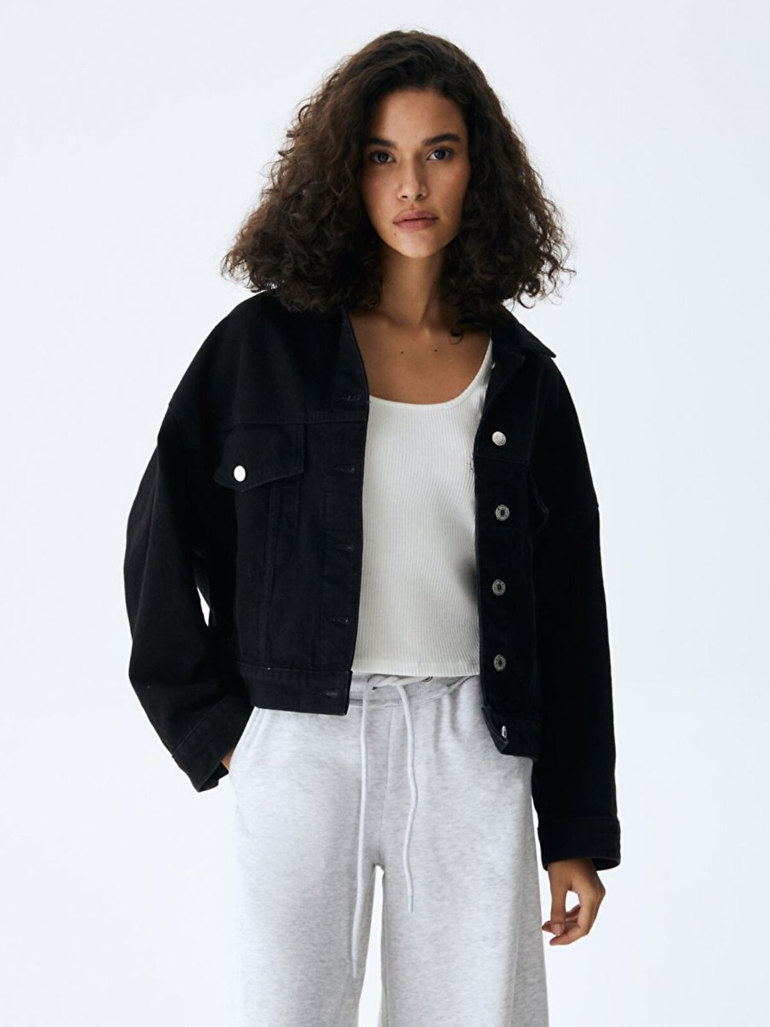 LTB Kadın Celia Oversized Jean Ceket, %99 Pamuk, %1 Elastan, Rahat ve Dayanıklı Günlük Kullanım görsel 2