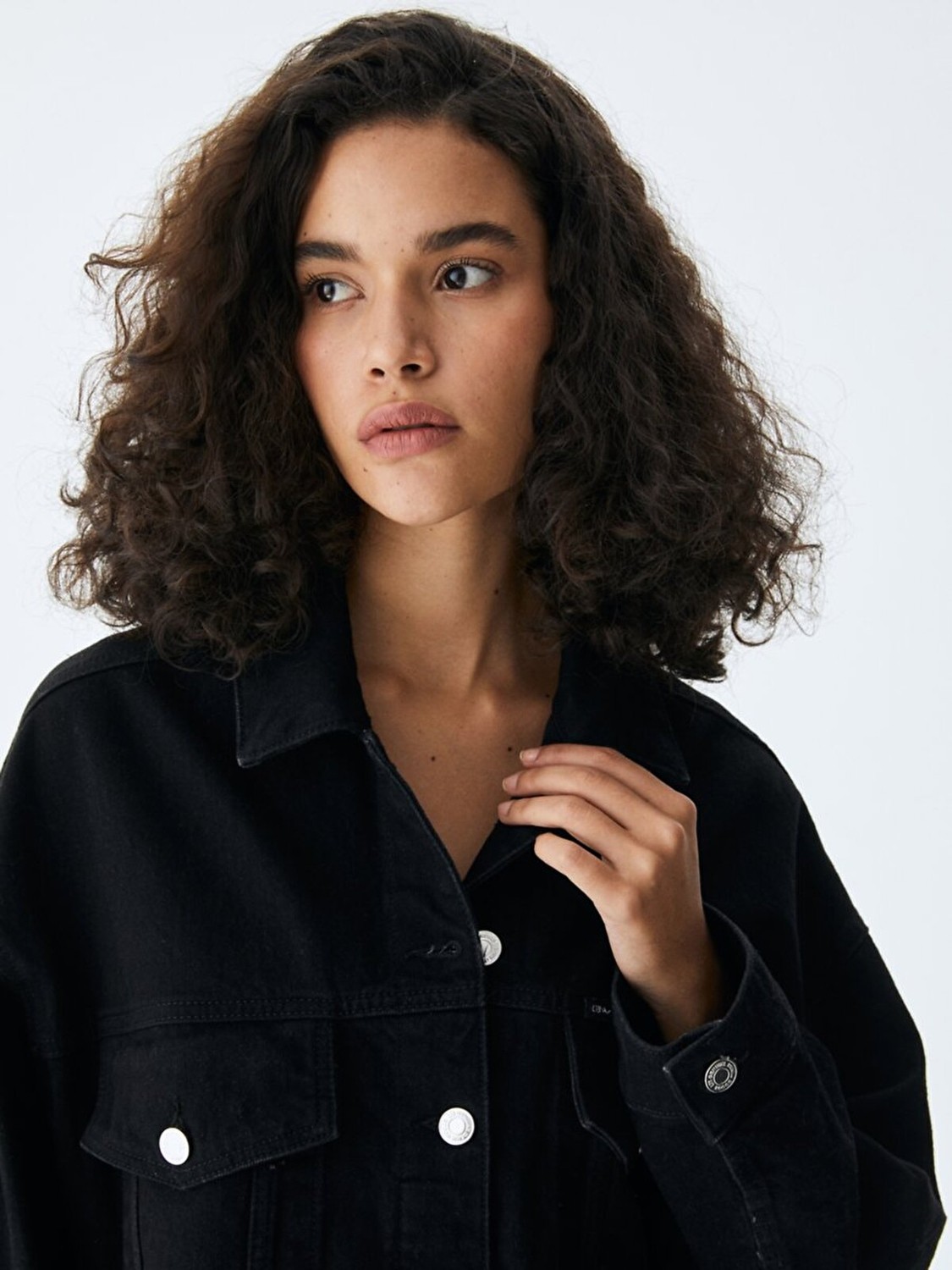 LTB Kadın Celia Oversized Jean Ceket, %99 Pamuk, %1 Elastan, Rahat ve Dayanıklı Günlük Kullanım görsel 5