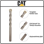 Cat DA04901 8 Parça Tungsten Karbür Beton Matkap Uç Seti