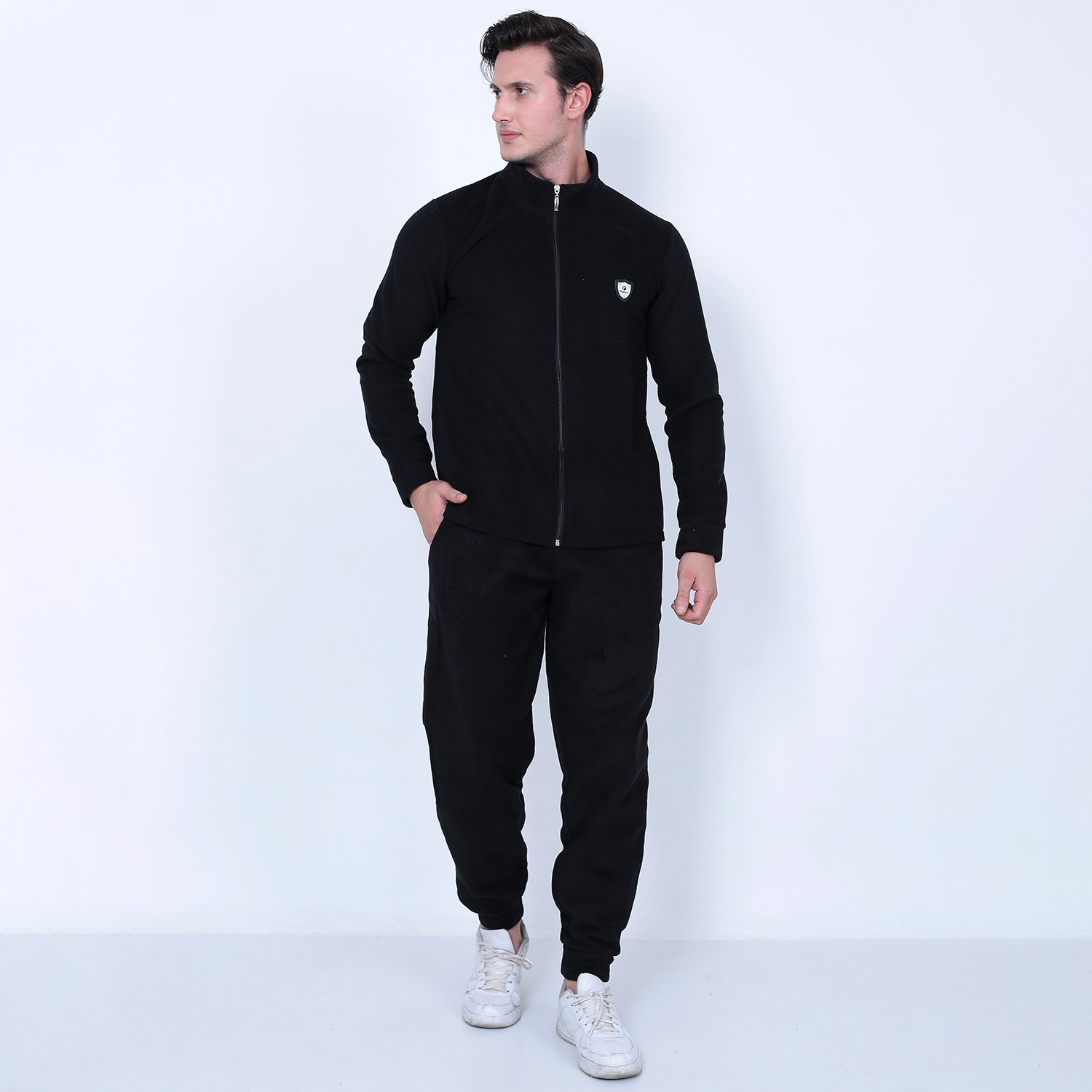 Lukitus Fermuarlı Polar Erkek Eşofman Takımı görsel 6