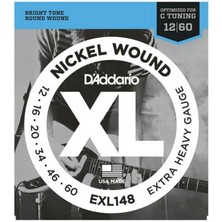 DADDARIO EXL148 Elektro Gitar Teli ( (12-60)