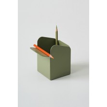 Dekoratif Metal Kalemlik - Masaüstü Organizer - Düzenleyici - 3ARTMTL274