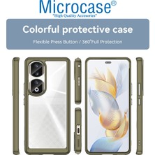 Microcase Honor 90 Shield Serisi Darbeye Dayanıklı Yarı Esnek Plastik Tpu Kılıf - Füme AL8100