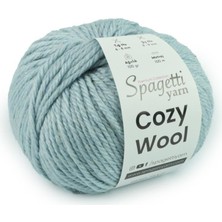 Spagetti Yarn Cozy Wool Bebe Mavi El Örgü Ipliği