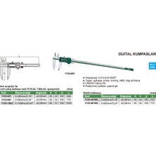 Insize Çift Çeneli Dijital Kumpas 0-600 mm