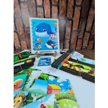 Karbon Soft Cubuk Puzzle, 10'lu Set Puzzle, Hayvan Puzzle, Montesorri Puzzle, Hayvan Yapboz, 10'lu Yapboz