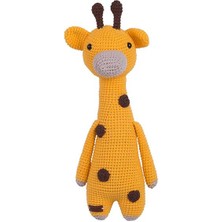 Nostaljik Lezzetler Amigurumi Organik Oyuncak-Uyku Arkadaşı -Örme Zürafa Bebek