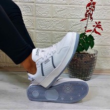 Kinetix Enner Pu Beyaz Comfort Fuspetli Atom Sneaker Spor Ayakkabı