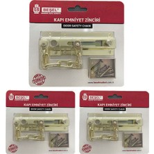 Ahtapot Beşel Kapı Emniyet Zinciri Saten BA120ST (3 Adet)