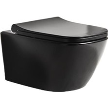 Turavit Luna Rimless Asma Klozet Siyah