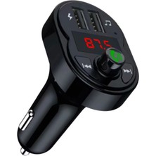 Concord C-615 Bluetooth Görüşme ve Müzik Dinleme Ekranlı Fm Transmitter Çift USB Şarj Usb/tf