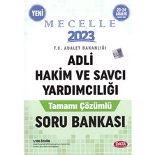 Data Yayınları Mecelle 2023 Adli Hakim ve Savcı Yardımcılığı Tamamı Çözümlü Soru Bankası