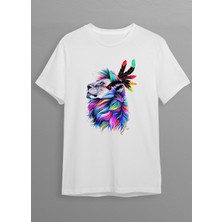Hilon Aslan Baskılı Unisex T-Shirt H019