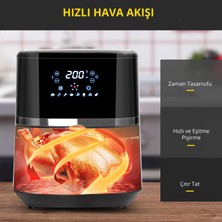 Dalle 5.5 Lt Xl Dijital Yağsız Airfryer 1700 Watt