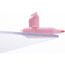 Şeker fosforlu kalem, Pembe  1 adet