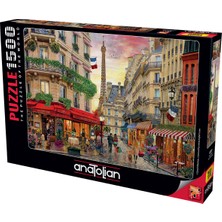 Anatolian 1500 Parçalık Puzzle / Cafe Eiffel - Kod 4572