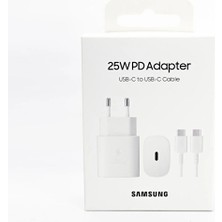 Samsung Galaxy M14 - M24 -M34 - M54 5g Type-C 25W Hızlı Sarj Adaptörü+ Type C Kablo