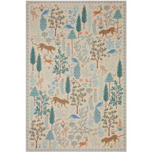 Rugs Modern Floral Mira Bej Pastel Botanik Tema Dokuma Taban Halı Mira 1318