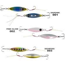 Ryuji Zuby 43MM 15GR Metal Jig Yem Zebra Glow