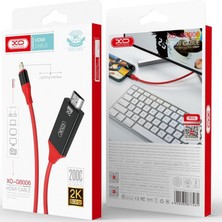 XO-GB006 HDMI Kablo Lightning To HDMI 2k 60Hz 1.8m