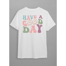 Hilon Have A Good Day Baskılı T-Shirt H01