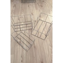 Segi Home Decor Metal Makrome Kalıbı Üçlü Sepet Seti Makrome Sepet İskeleti 3 Farklı Boy