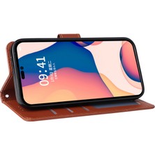 Forestl Digital Iphone 14 Pro Telefon Kılıfı 6.1 Inç Katlanabilir Stand Kapağı Folio Flip Pu Deri Cüzdan Hücresi Lanyard-Brown (Yurt Dışından)