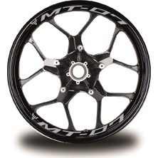 Yamaha mt - 07 Yazılı 8li Jant Içi Yazı Sticker Etiket