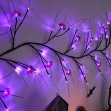 Moby Store 1.8 M Cadılar Bayramı LED Dekoratif Aydınlatma - Mor (Yurt Dışından)