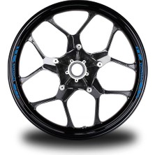 Motiker Honda Yazılı Kısa Dış Şerit 8'li Jant Sticker Modeli