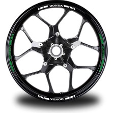 Motiker Honda Yazılı Kısa Dış Şerit 16'lı Jant Sticker Çift Renk Modeli