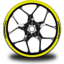 Motiker Yazısız Kısa Dış Şerit 8'li Sticker Modeli