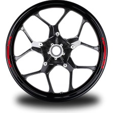 Motiker Yazısız Kısa Dış Şerit 8'li Sticker Modeli