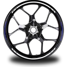 Motiker Yazısız Uzun Dış Şerit 8'li Çift Renk Sticker Modeli