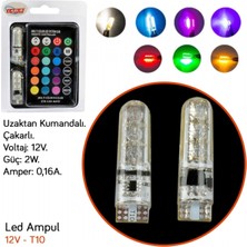 Carub 12V T10 Ampul LED Çakarlı Kumandalı BR0400241