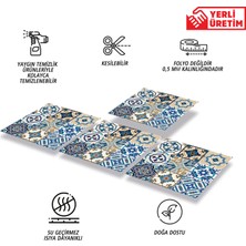 Tink Kendinden Yapışkanlı Etnik Karo Desenli Pvc Karo 30x30 cm 11 Adet 1m2