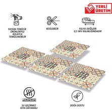 Tink Kendinden Yapışkanlı Japon Desenli Pvc Karo 30X30 cm (56 Adet) 5m2