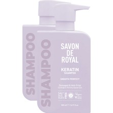 Savon De Royal Kreatin Yağı Canlılığını Yitirmiş Saçlar İçin Pürüssüz Etkili Şampuan 500 ml x 2 Adet