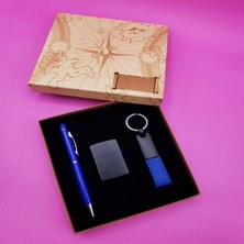 Mevafa Tükenmez Kalem Çakmak Anahtarlık Seti Dekoratif Hediyelik