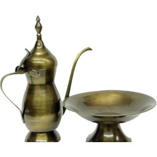 Mevafa Ibrik Sahanlı Antik Kabartmalı Dekoratif Hediyelik