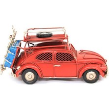 Mevafa Dekoratif Metal Araba Çerçeveli ve Kumbaralı Hediyelik