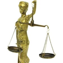 Mevafa Adalet Kadını Terazili Biblo Dekoratif Hediyelik