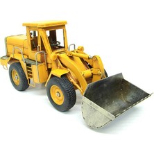 Mevafa Dekoratif Metal Iş Makinesi Biblo Dekoratif Hediyelik