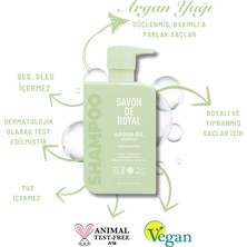 Savon De Royal Argan Yağı İçeren Boyalı ve Yıpranmış Saçlar İçin Onarım Uzmanı Şampuan 500 ml x 2 Adet