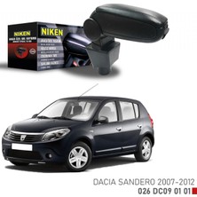 Niken Dacia Sandero 2007-2012 Kol Dayama Siyah