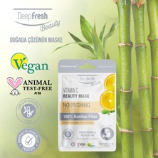 Deep Fresh Tek Kullanımlık C Vitamini Besleyici Aydınlatıcı ve Canlandırıcı Yüz Maskesi 3 Adet